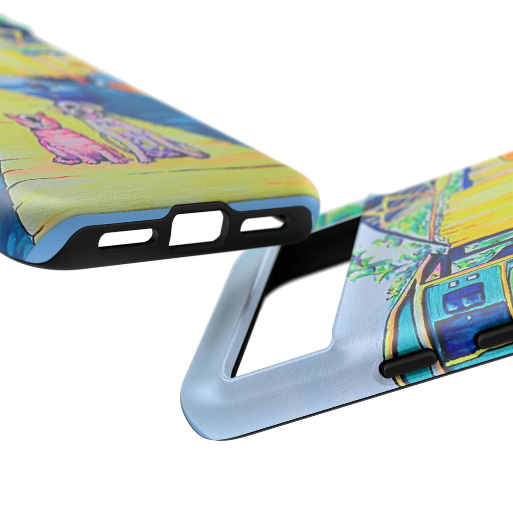 Cyclops Cat and Dog in Bocas Tough Phone Case