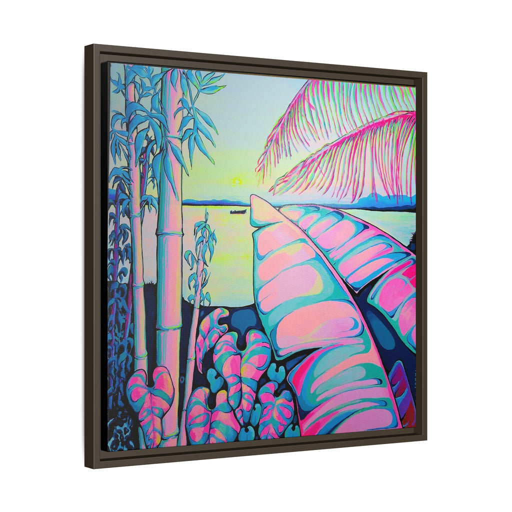 Framed Serenity Bocas Canvas Print