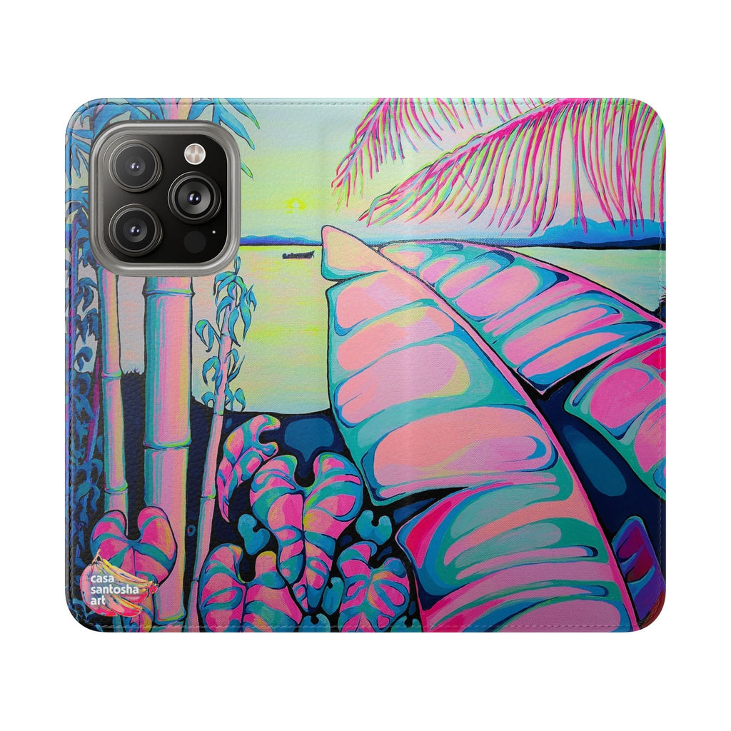 Serenity Bocas Flip Phone Case – Wallet Cover with Card Slots