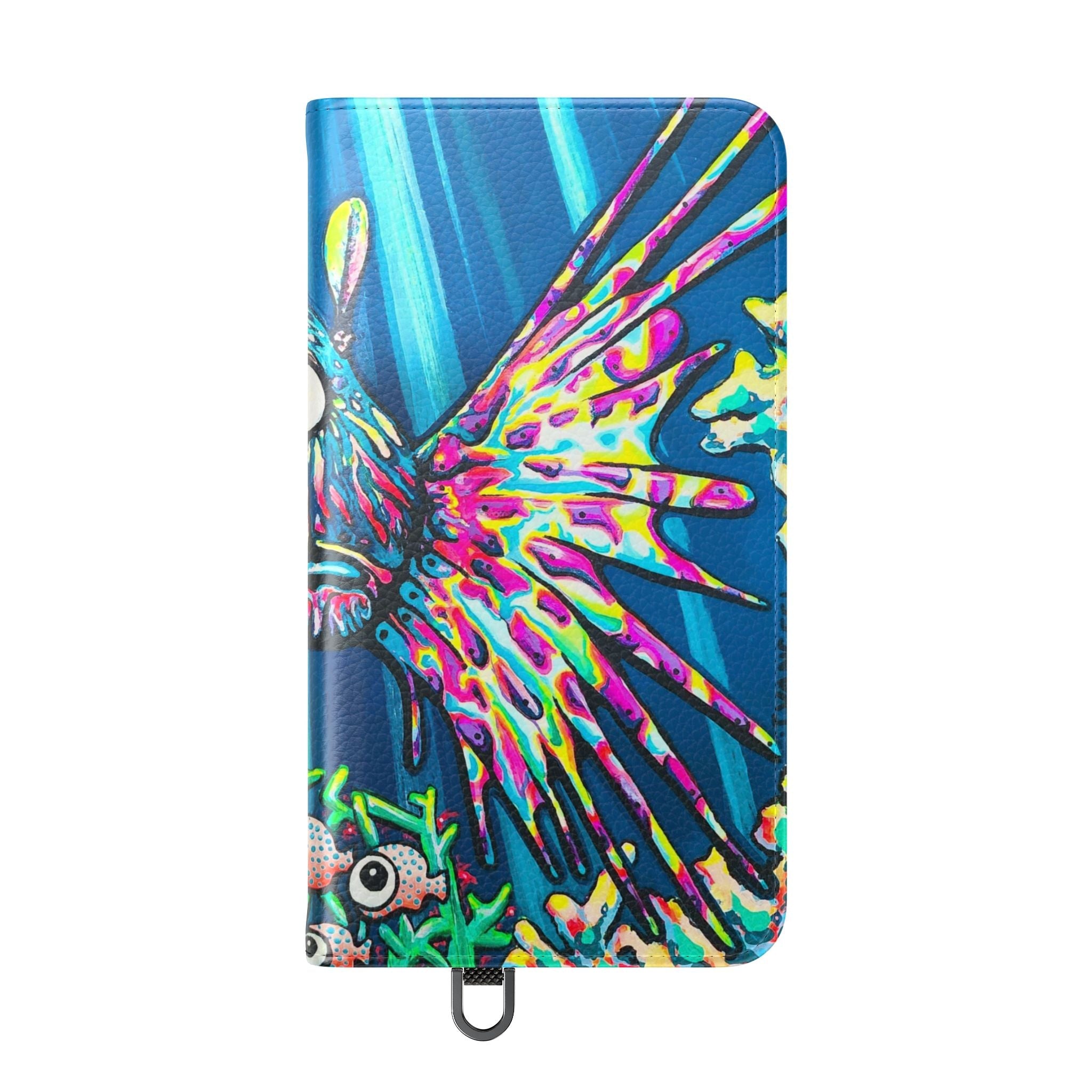 Cyclops Lionfish Flip Phone Case – Wallet Cover with Card Slots