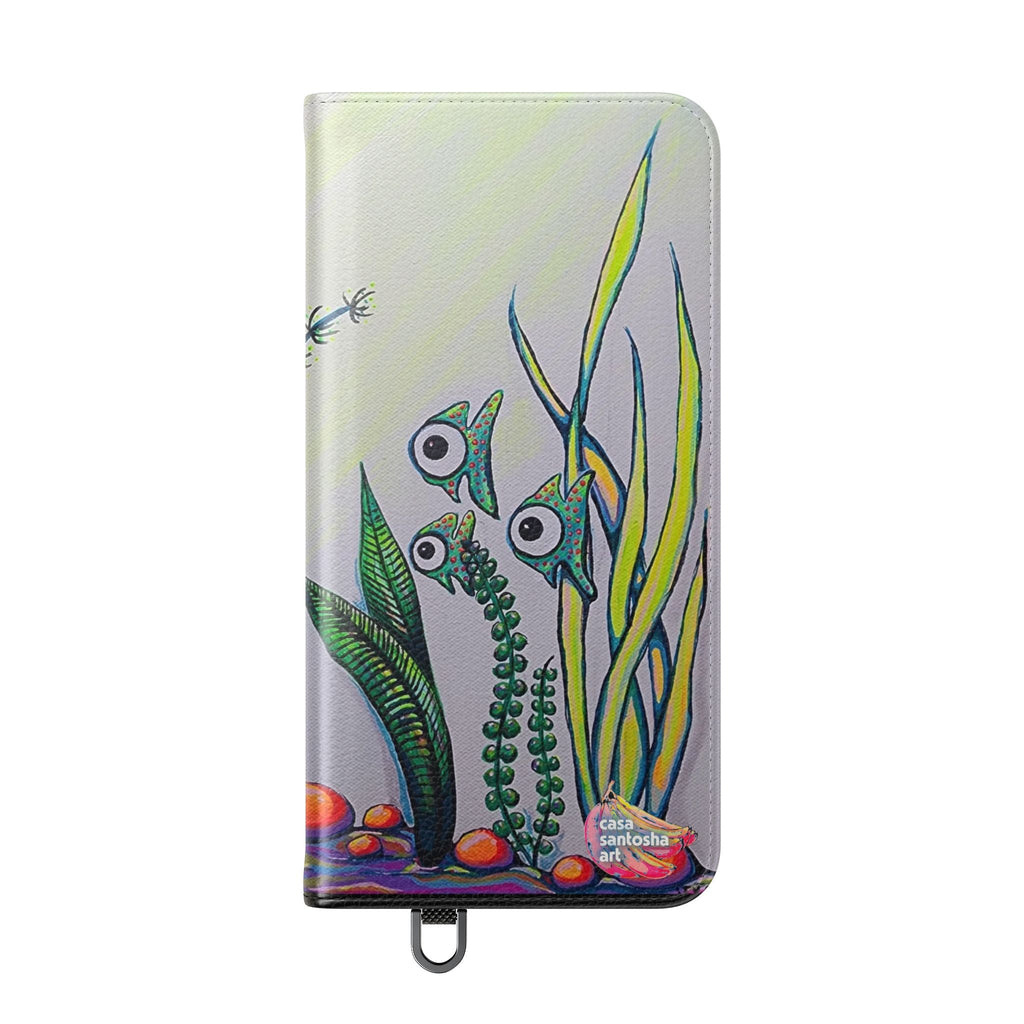 Cyclops Clam Flip Phone Case – Wallet Cover with Card Slots