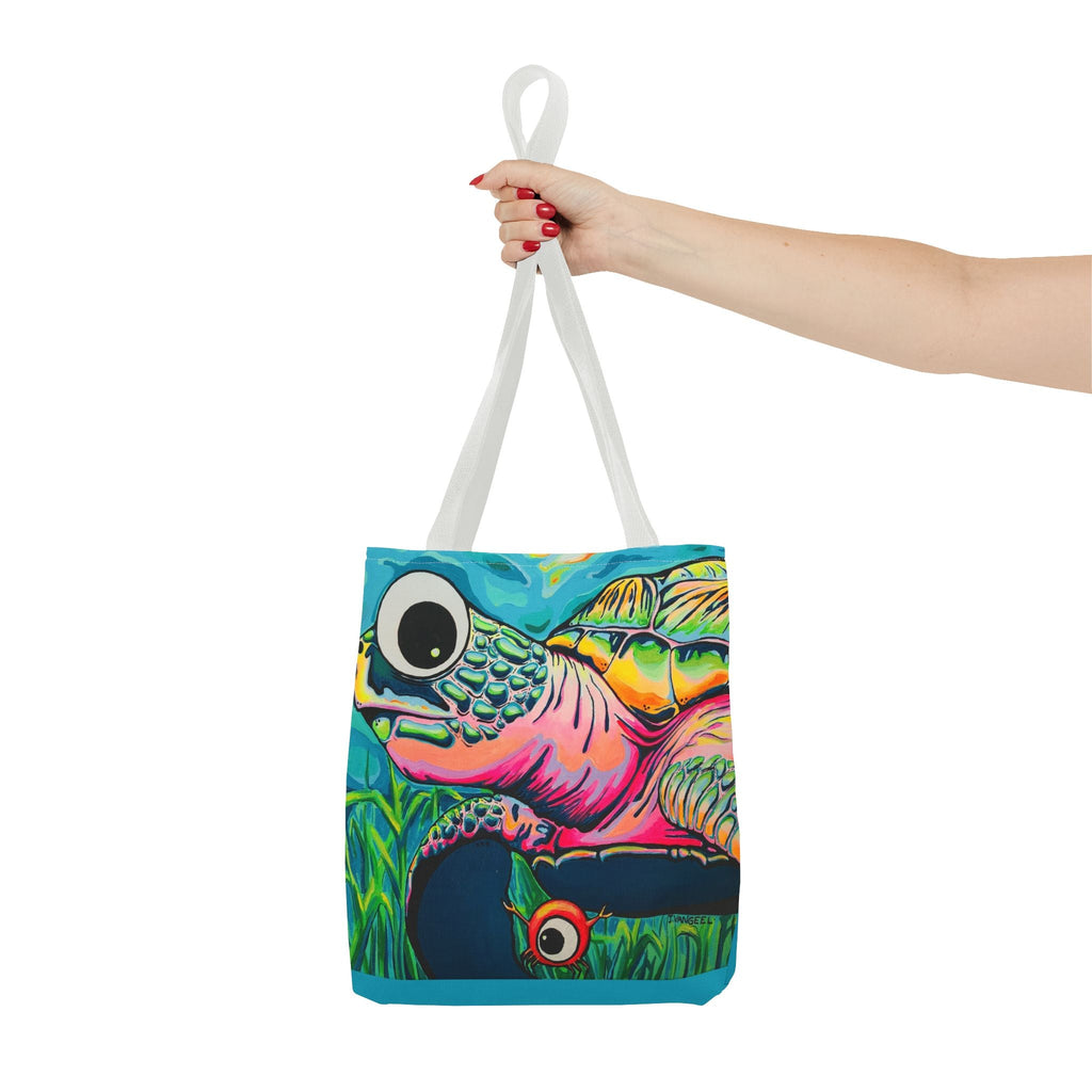 Premium Cyclops Turtle Tote Bag, Original Artist Design, Reusable Shopping Tote,  Eco-Friendly