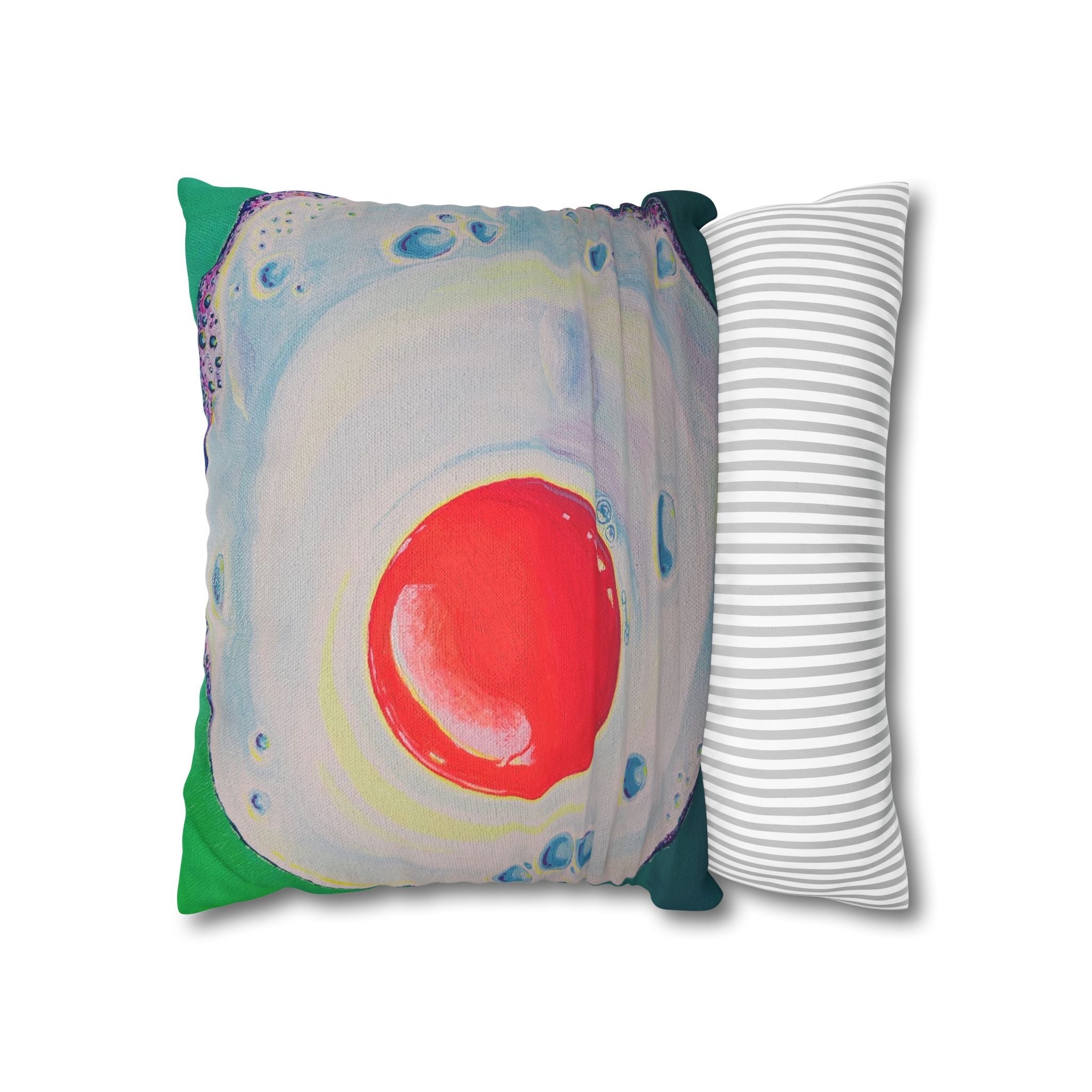Neon Fried Egg Pillowcase, Cover Only