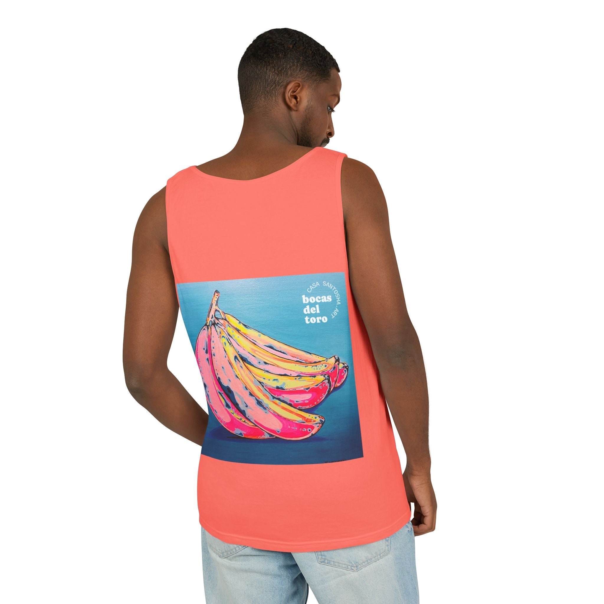 Unisex Neon Bananas Tank Top - Perfect for Summer Vibes