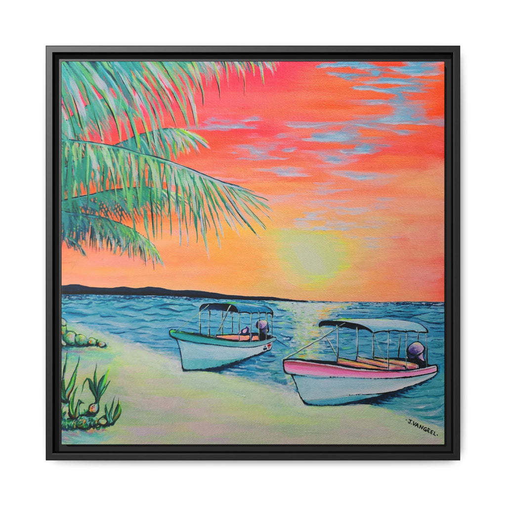 Framed Panga Express Canvas Print