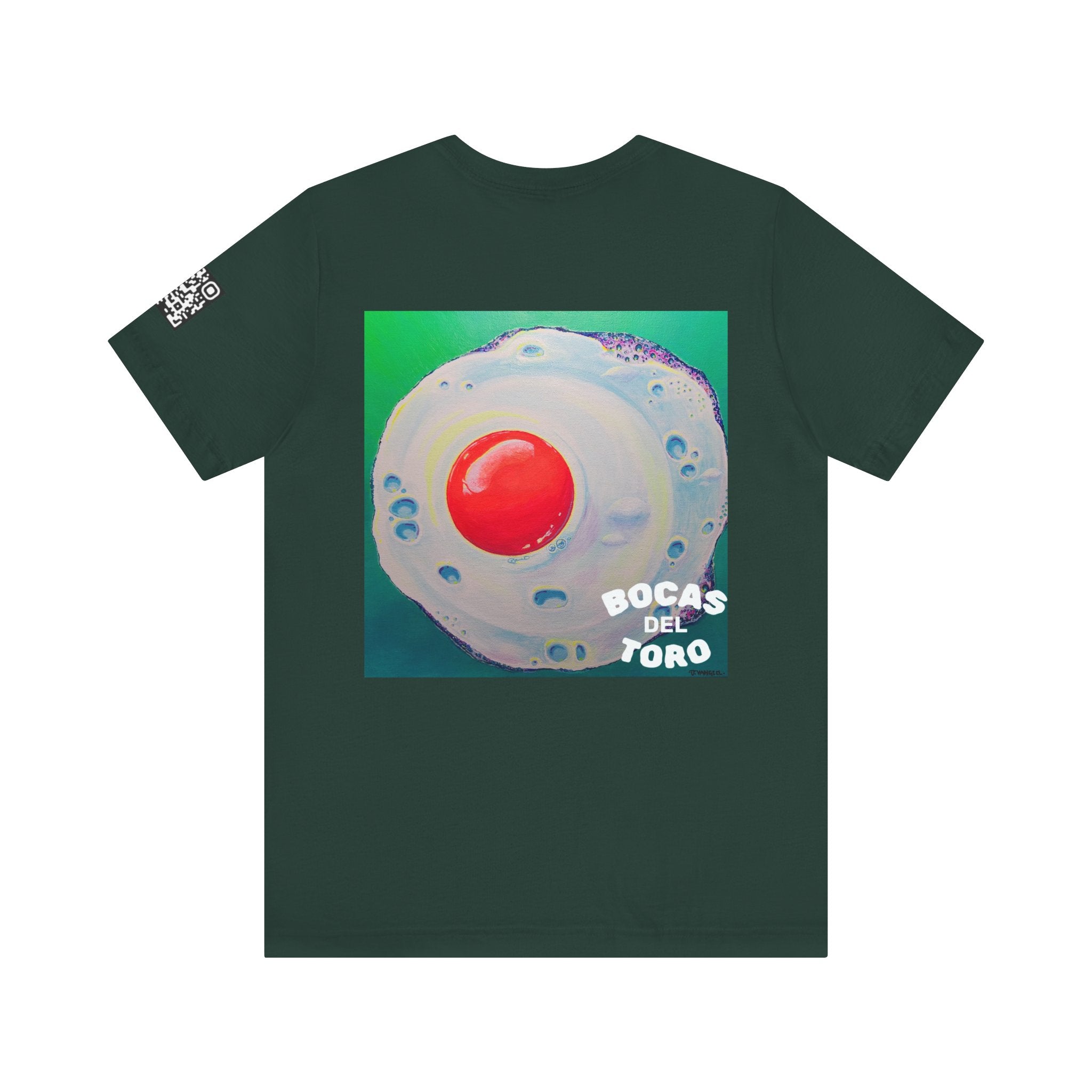 Unisex Neon Fried Egg Tee
