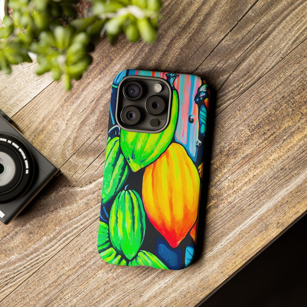 Neon Cacao Tough Phone Case