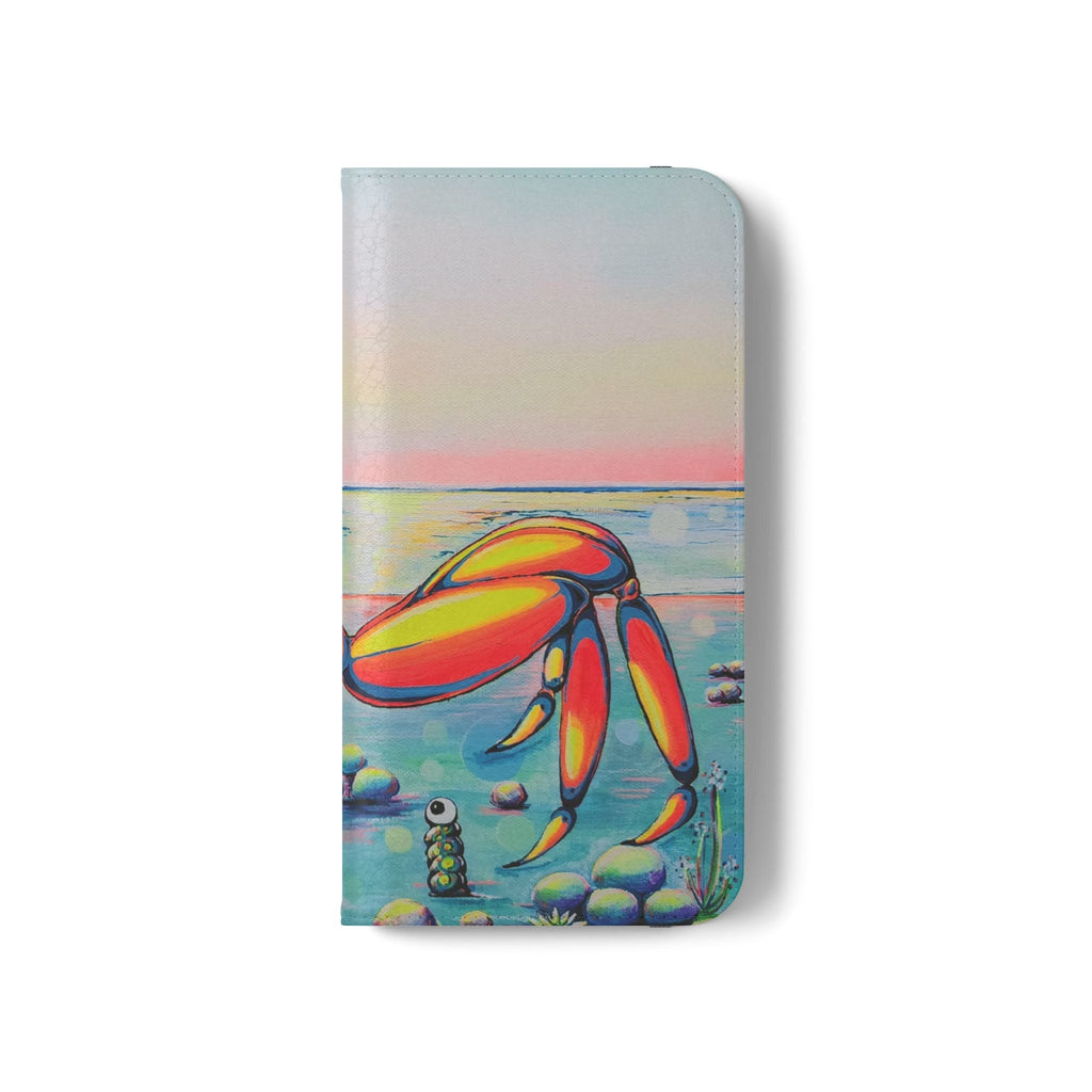 Cyclops Crab Flip Phone Case – Wallet Cover with Card Slots
