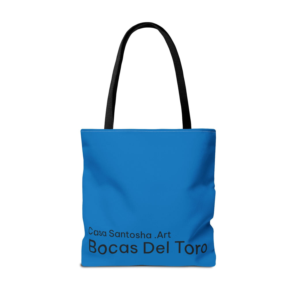 Premium Cyclops Cat and Dog in Bocas Tote Bag, Original Artist Design, Reusable Shopping Tote,  Eco-Friendly