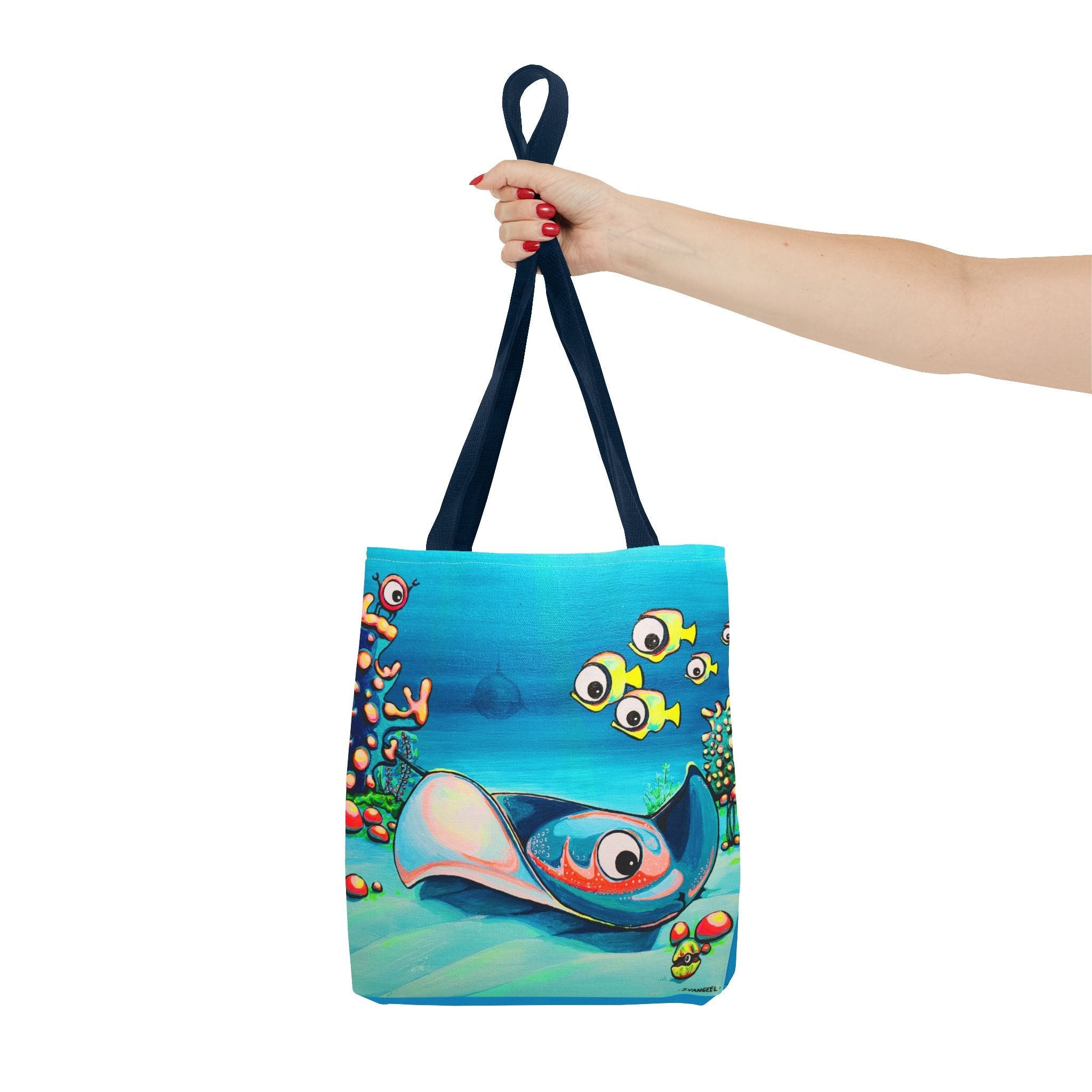 Premium Cyclops Stingray Tote Bag, Original Artist Design, Reusable Shopping Tote, Eco-Friendly