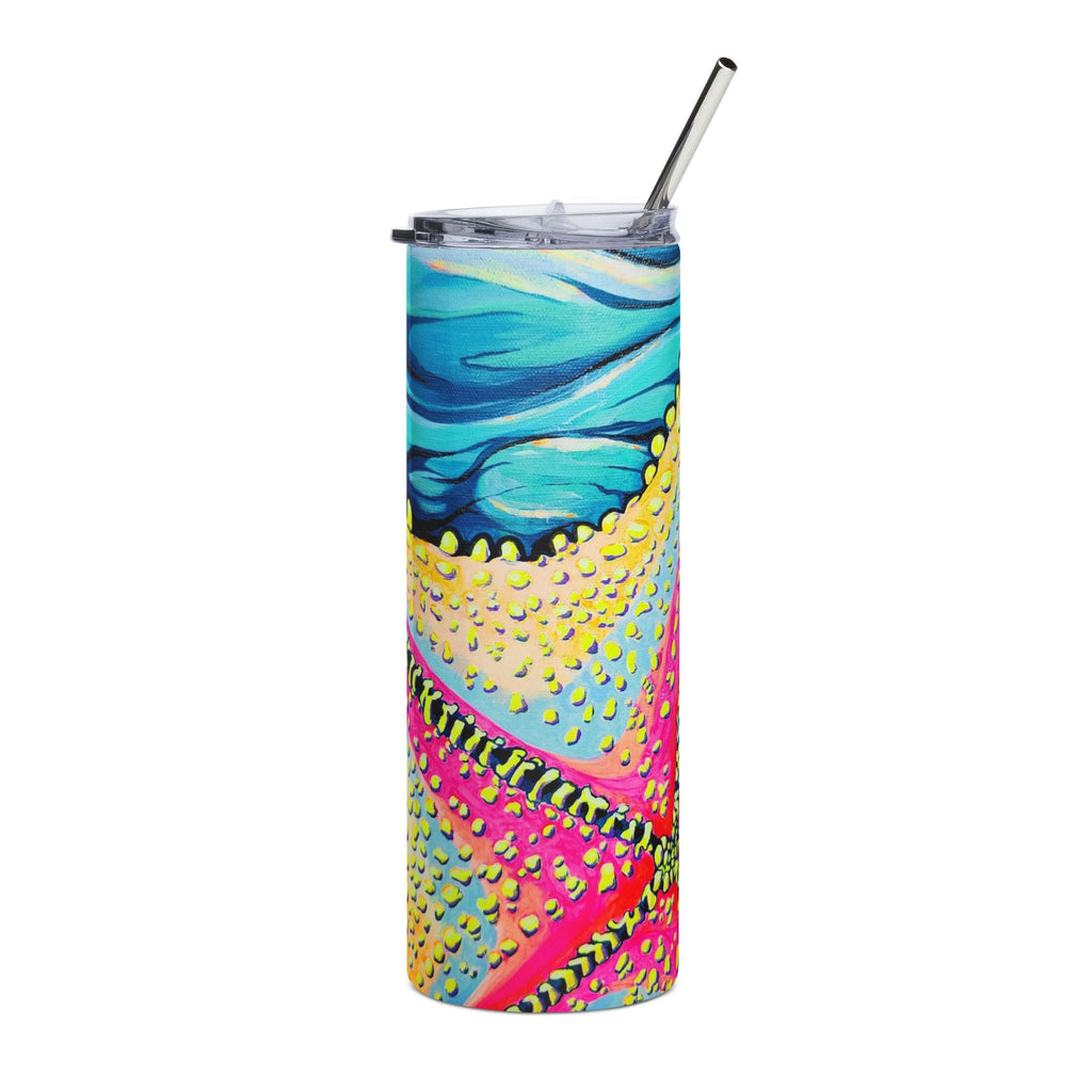Starfish Beach Bocas Stainless Steel Tumbler, 20oz | Fun Travel Mug, Eco-Friendly