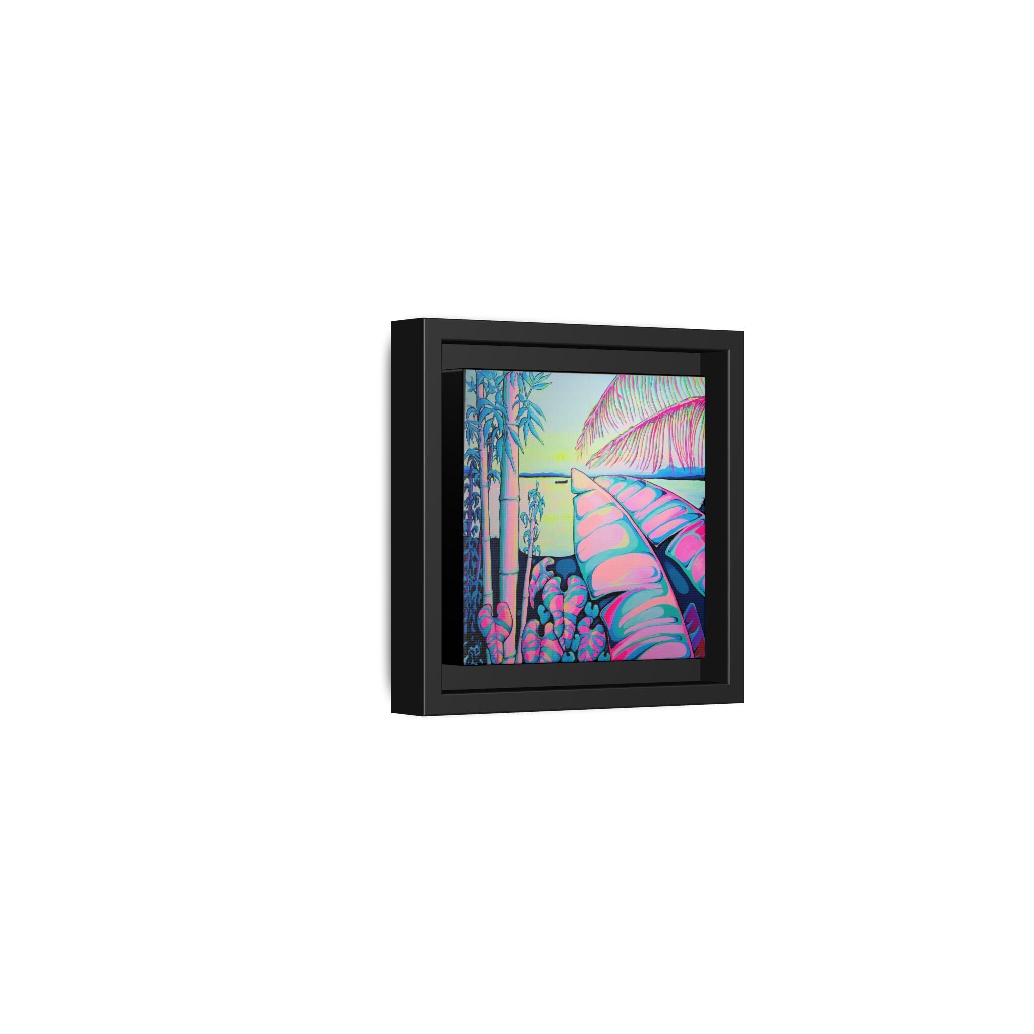 Framed Serenity Bocas Canvas Print