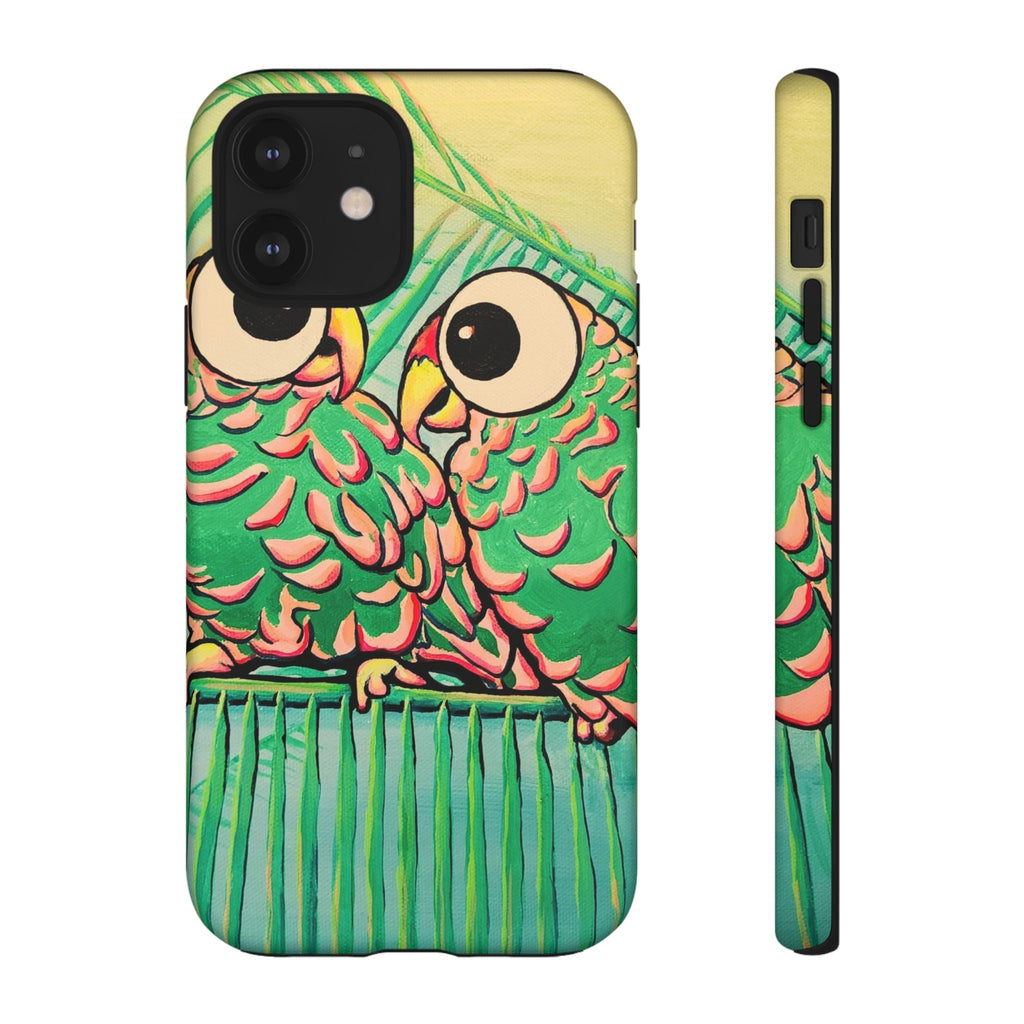 Chatty Cyclops Parrots Tough Phone Case