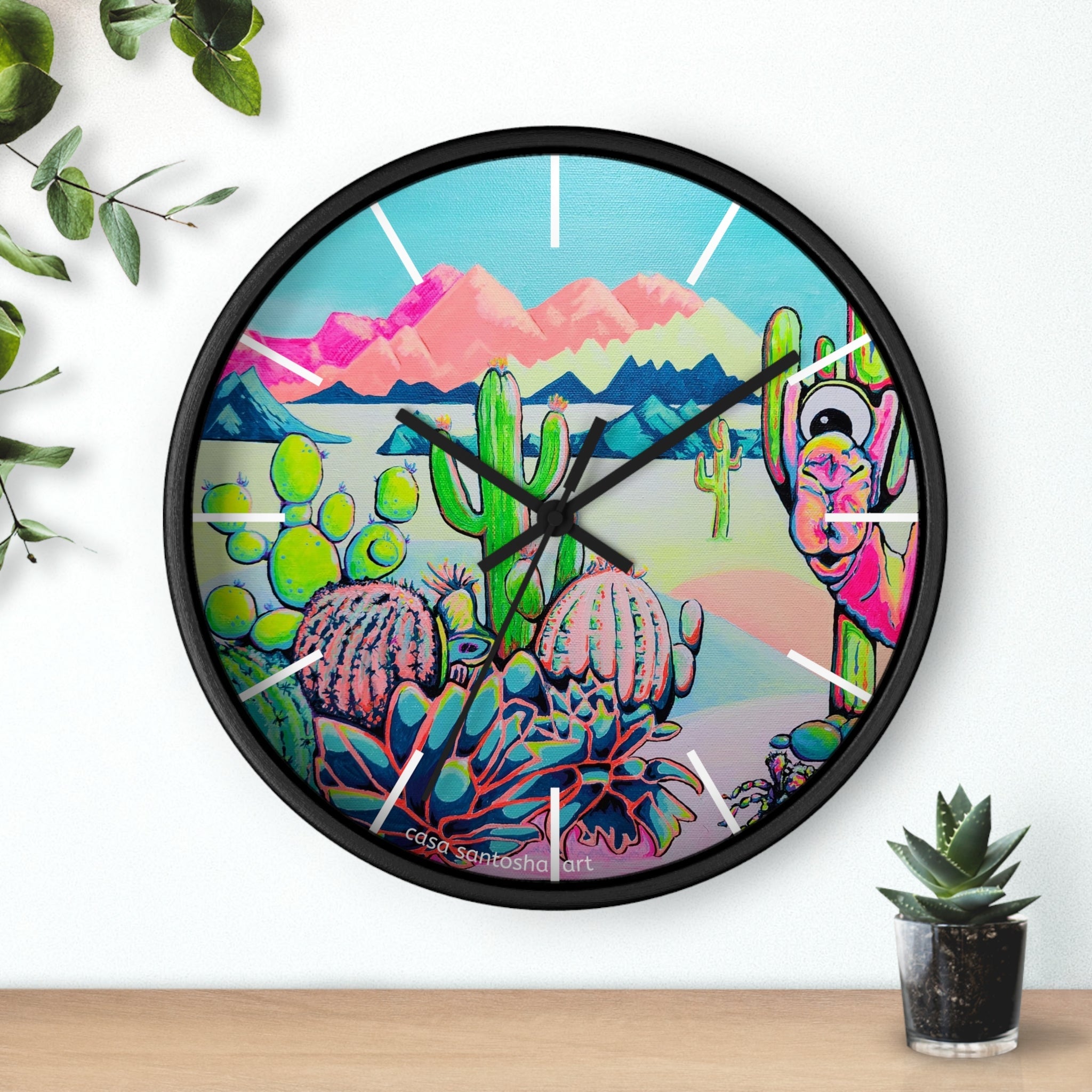 Cyclops Camel Pop Art Wall Clock