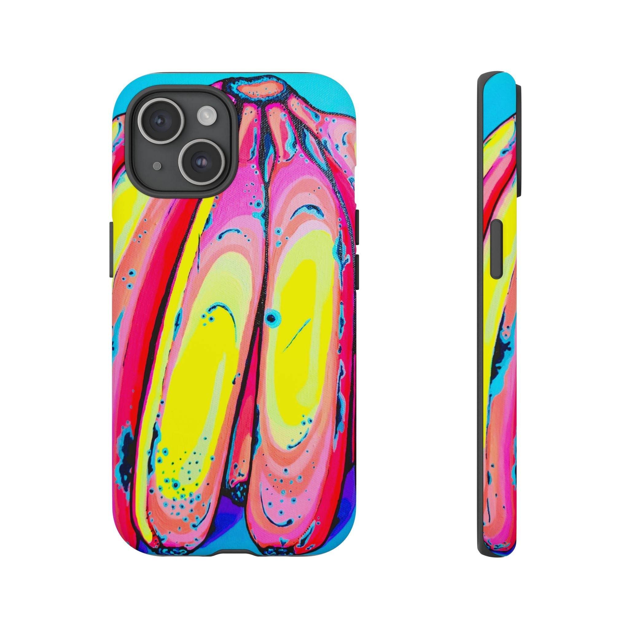 Neon Fat Bananas Tough Phone Case