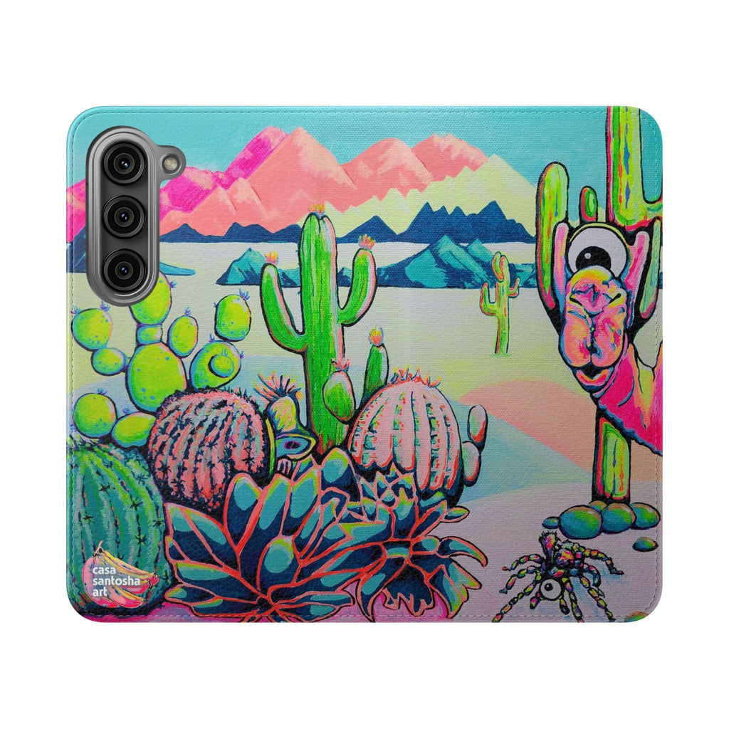Cyclops Camel Flip Phone Case – Wallet Cover with Card Slots