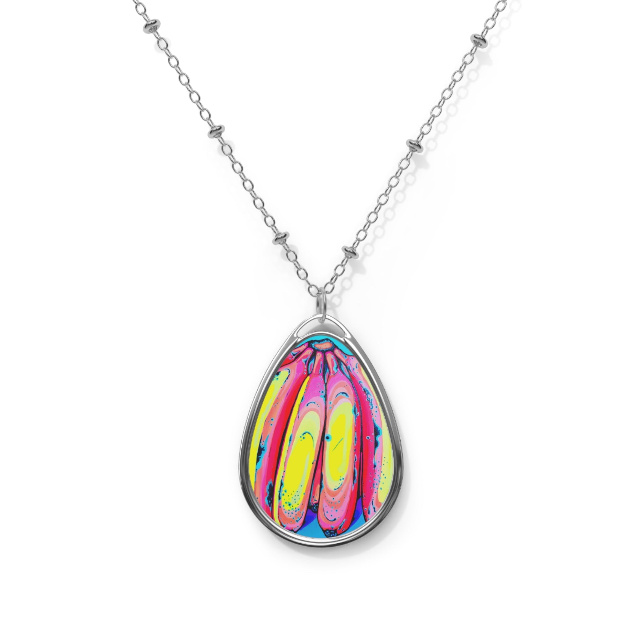 Neon Fat Bananas Necklace