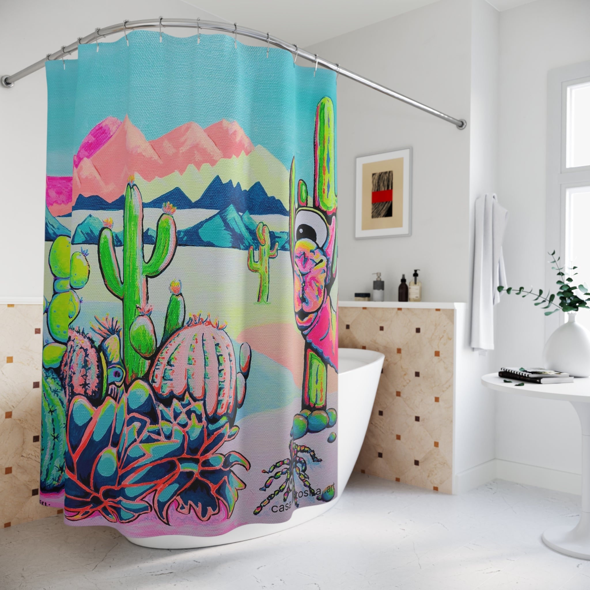 Cyclops Camel Pop Art Shower Curtain