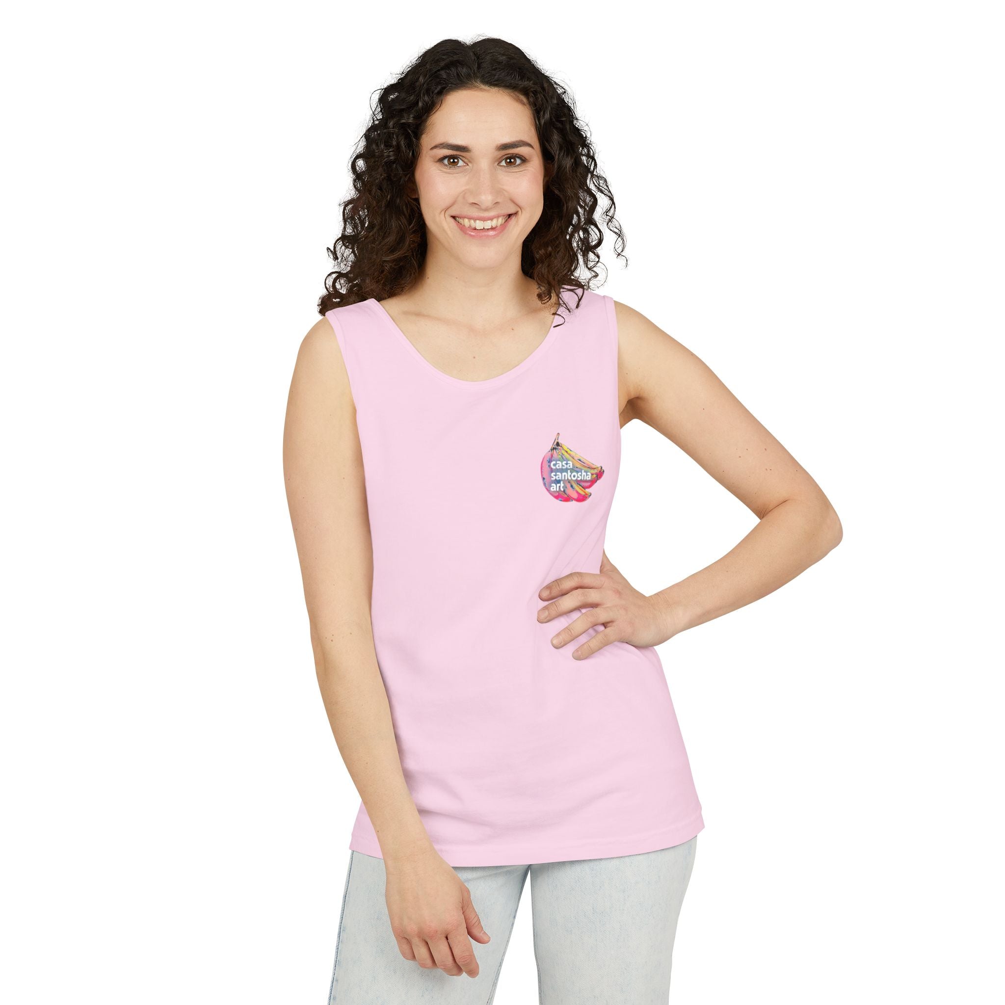 Unisex Neon Fried Egg Tank Top - Perfect for Summer Vibes