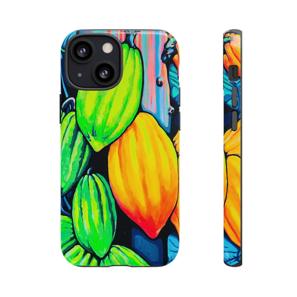 Neon Cacao Tough Phone Case