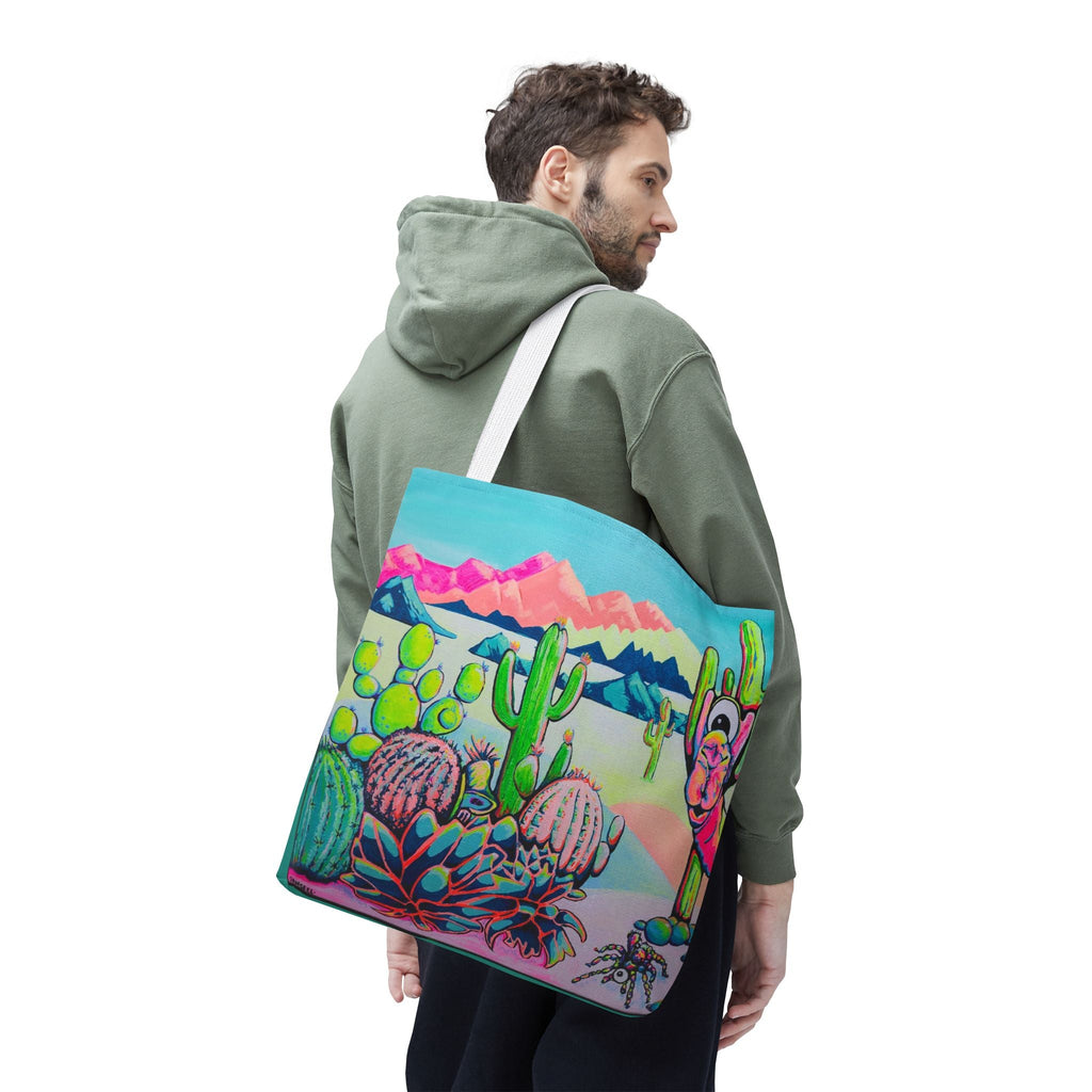 Premium Cyclops Camel Tote Bag, Original Artist Design, Reusable Shopping Tote,  Eco-Friendly