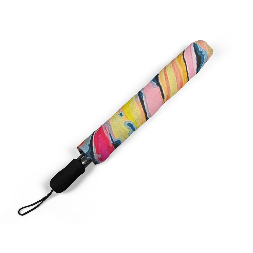 Neon Bananas Umbrella - Foldable & Stylish Rain Gear