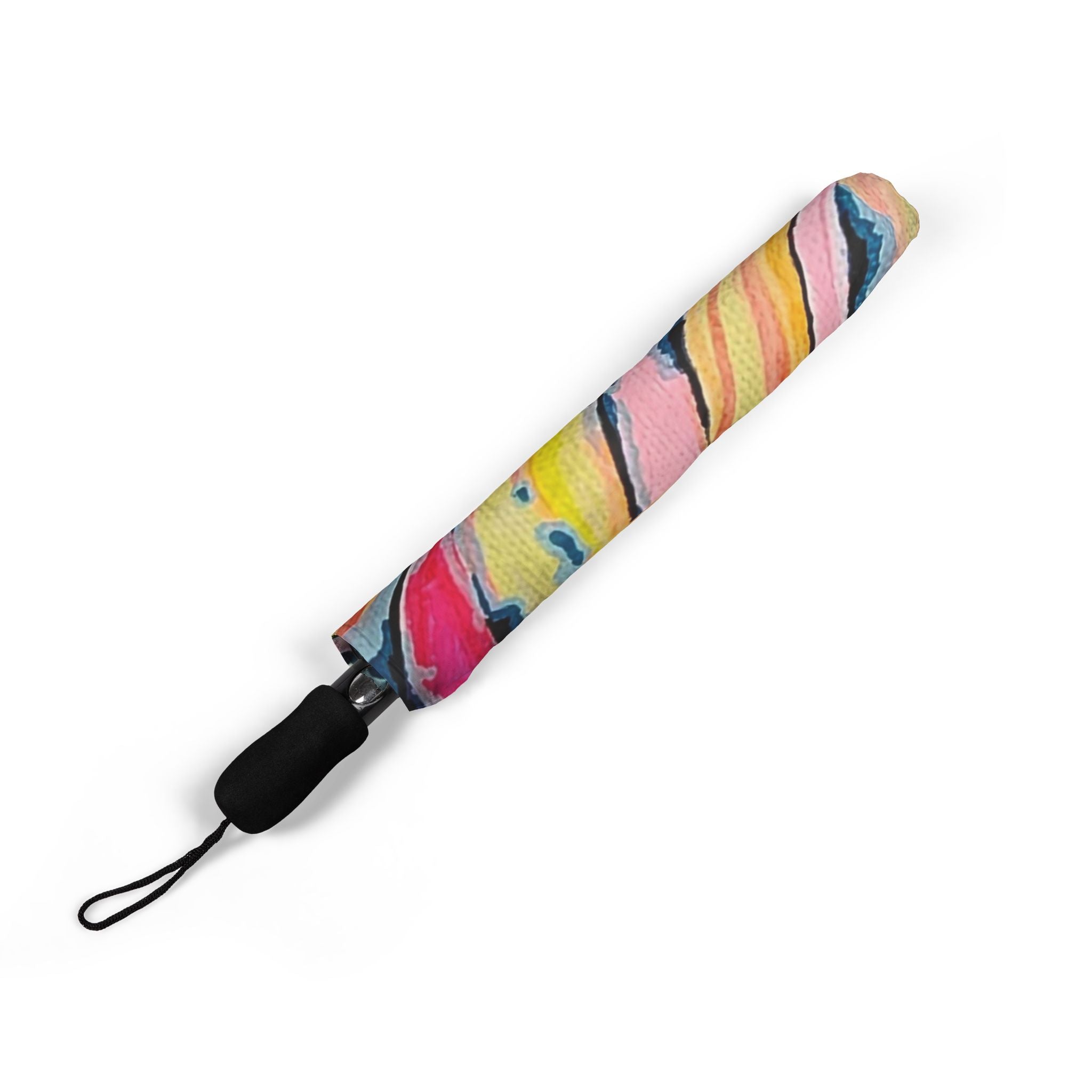 Neon Bananas Umbrella - Foldable & Stylish Rain Gear