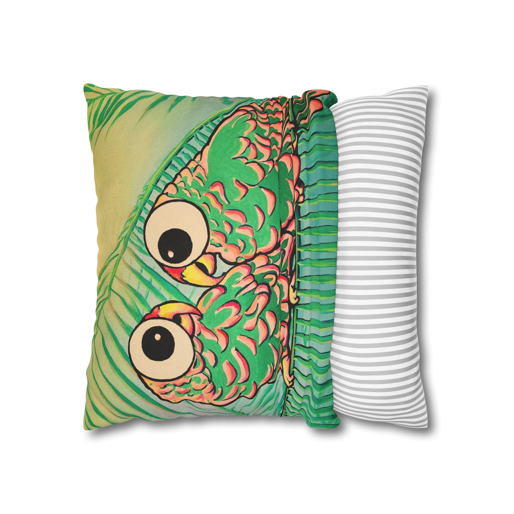 Chatty Cyclops Parrots Pillowcase, Cover Only