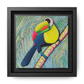 Framed Cyclops Toucan Canvas Print