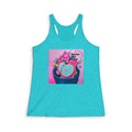 Women's Neon Pink Dragon Fruit Graphic Racerback Tank
