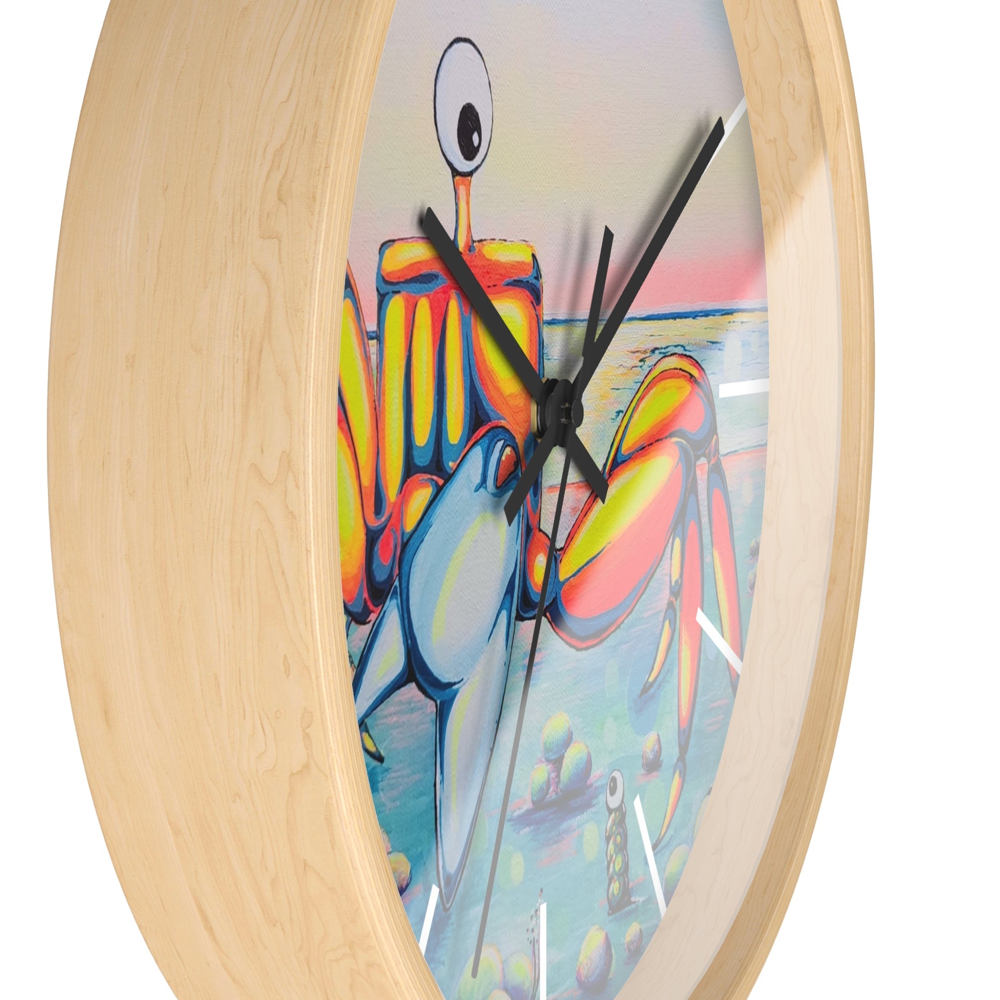 Cyclops Crab Pop Art Wall Clock