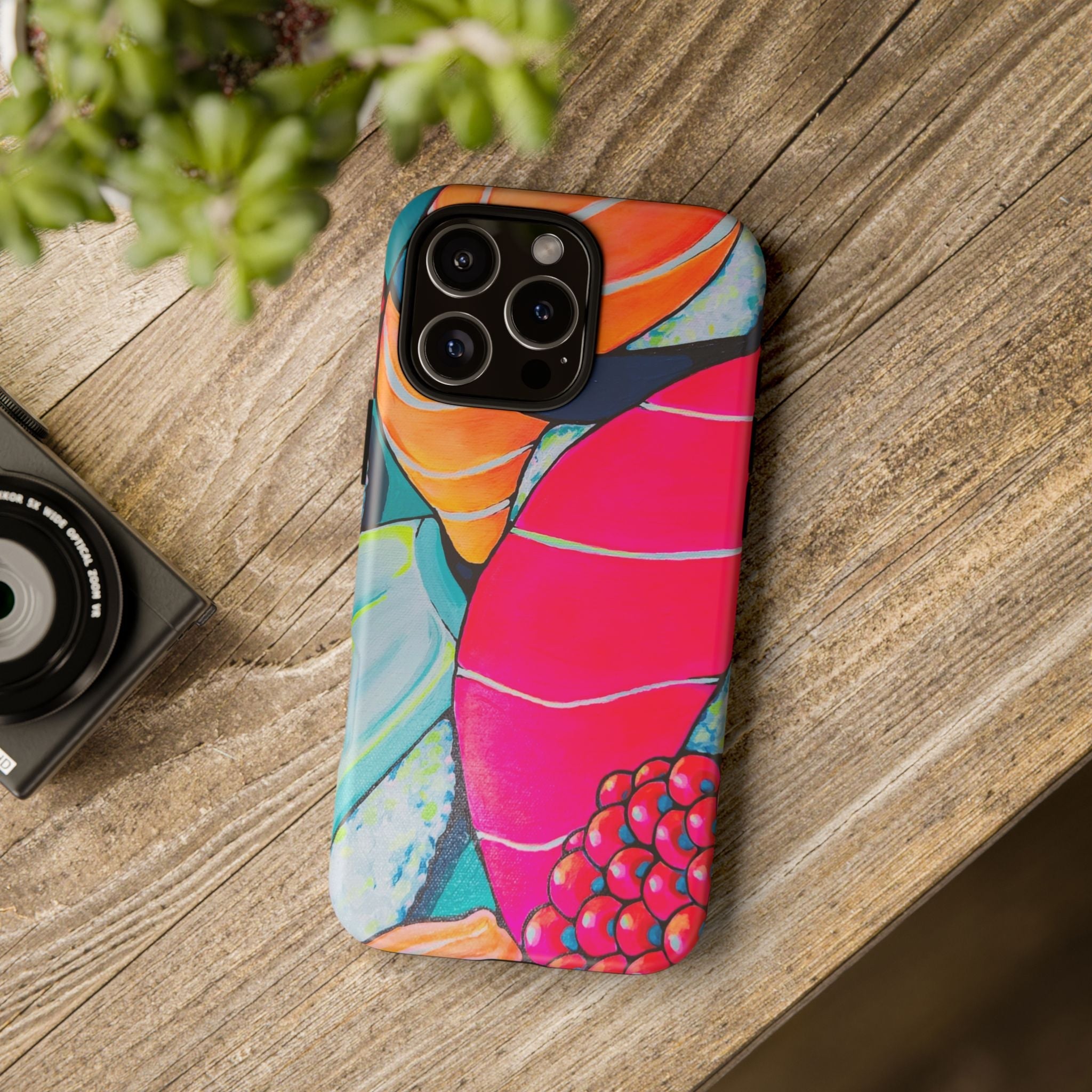 Neon Sushi Tough Phone Case
