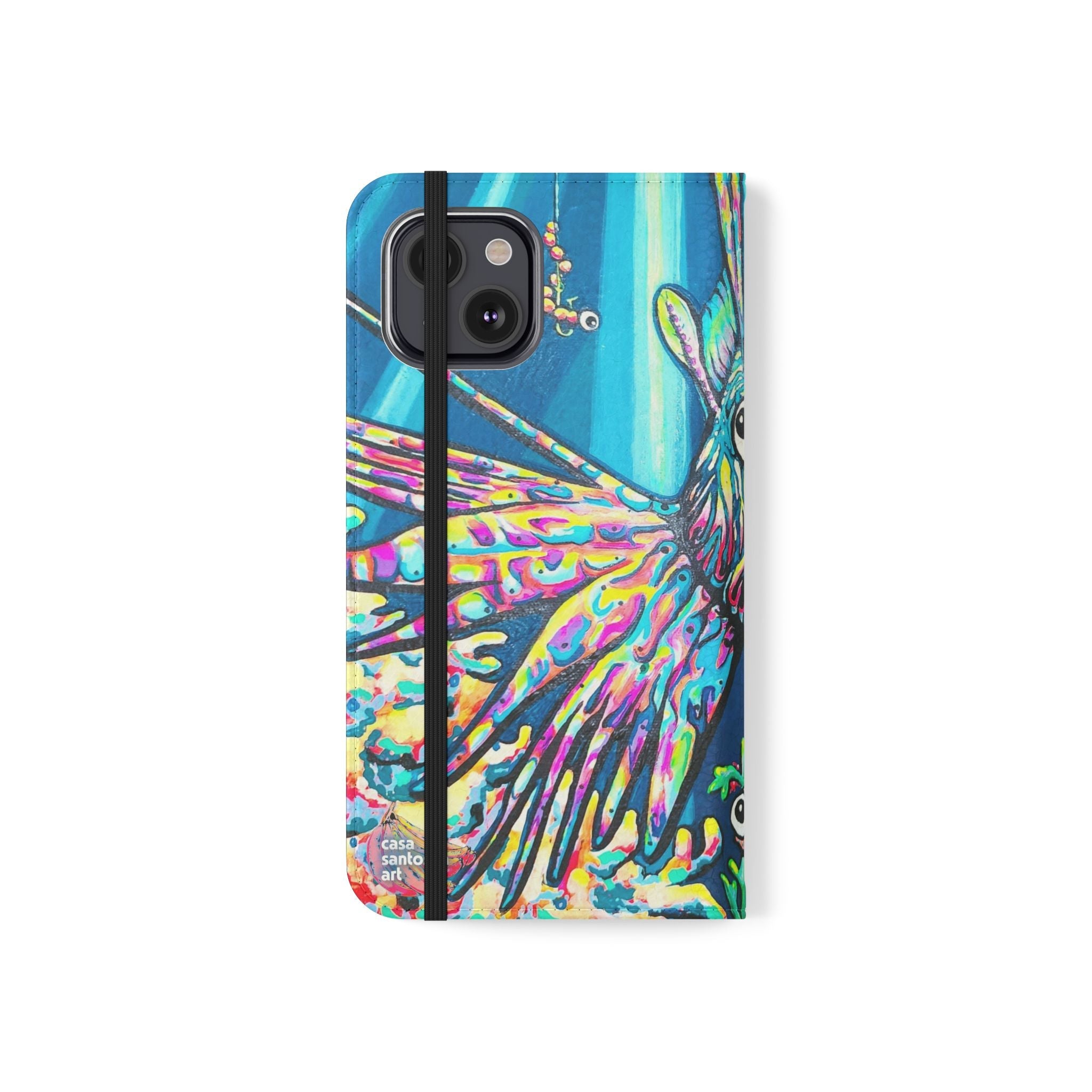 Cyclops Lionfish Flip Phone Case – Wallet Cover with Card Slots