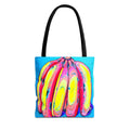Premium Neon Fat Bananas Tote Bag, Original Artist Design, Reusable Shopping Tote, Eco-Friendly