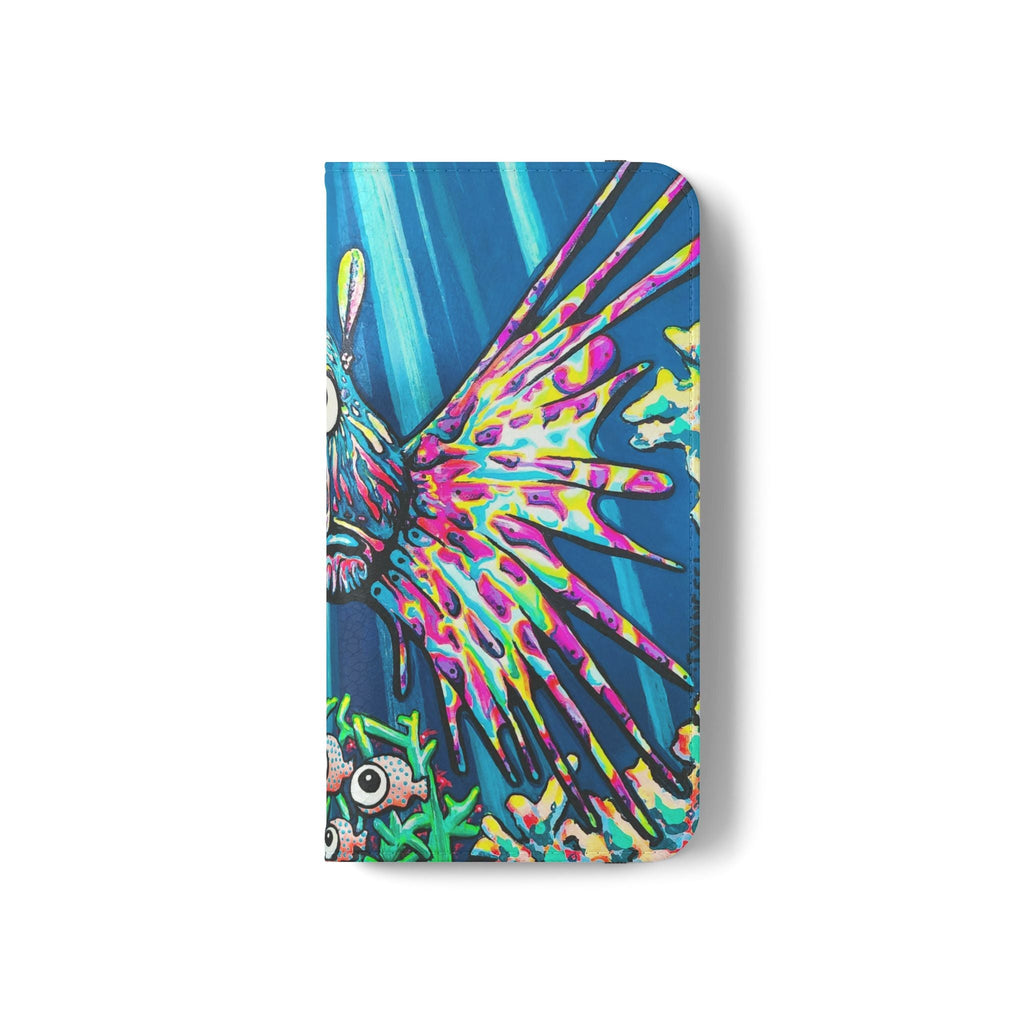 Cyclops Lionfish Flip Phone Case – Wallet Cover with Card Slots