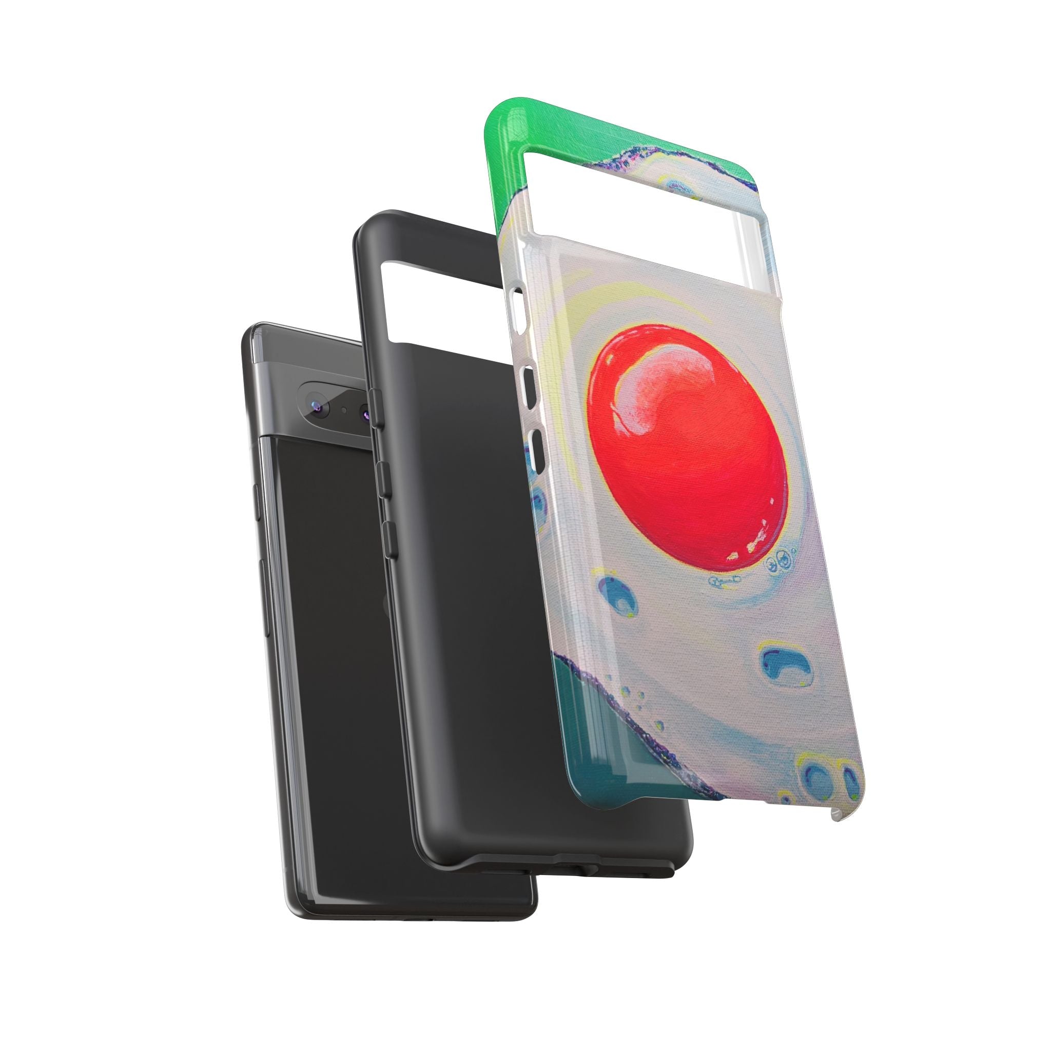 Neon Fried Egg Tough Phone Case