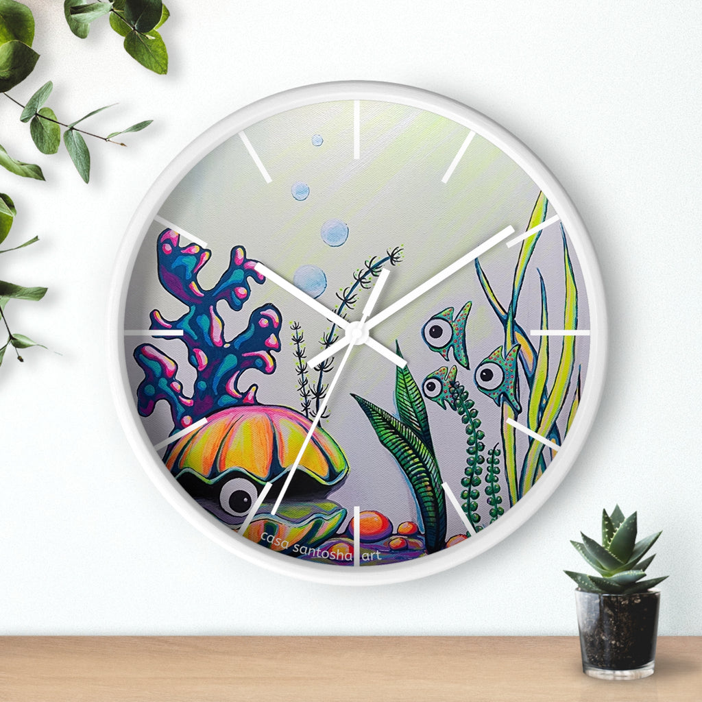 Cyclops Clam Pop Art Wall Clock