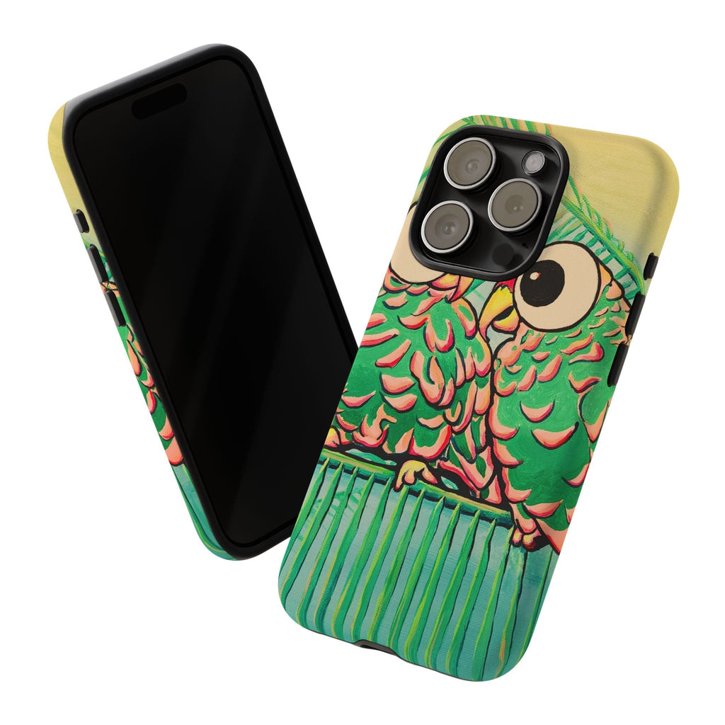 Chatty Cyclops Parrots Tough Phone Case