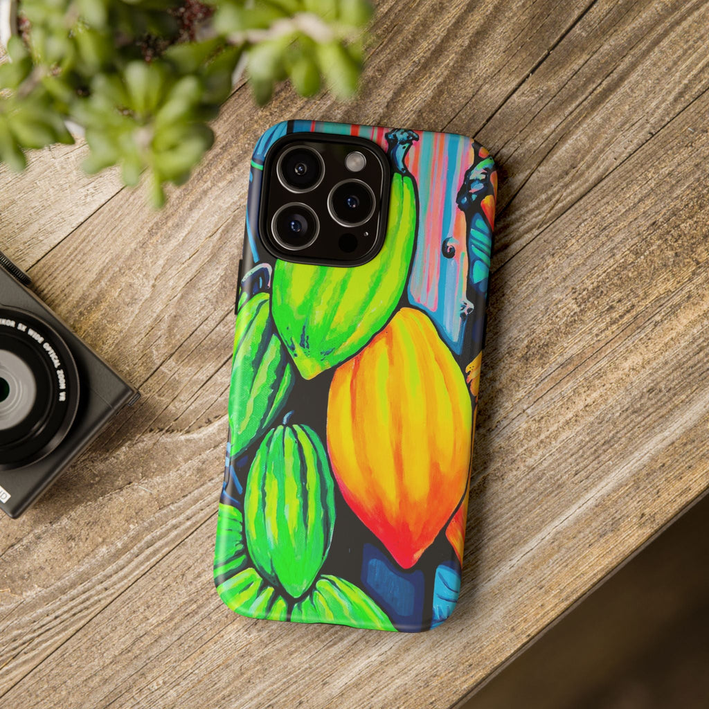 Neon Cacao Tough Phone Case