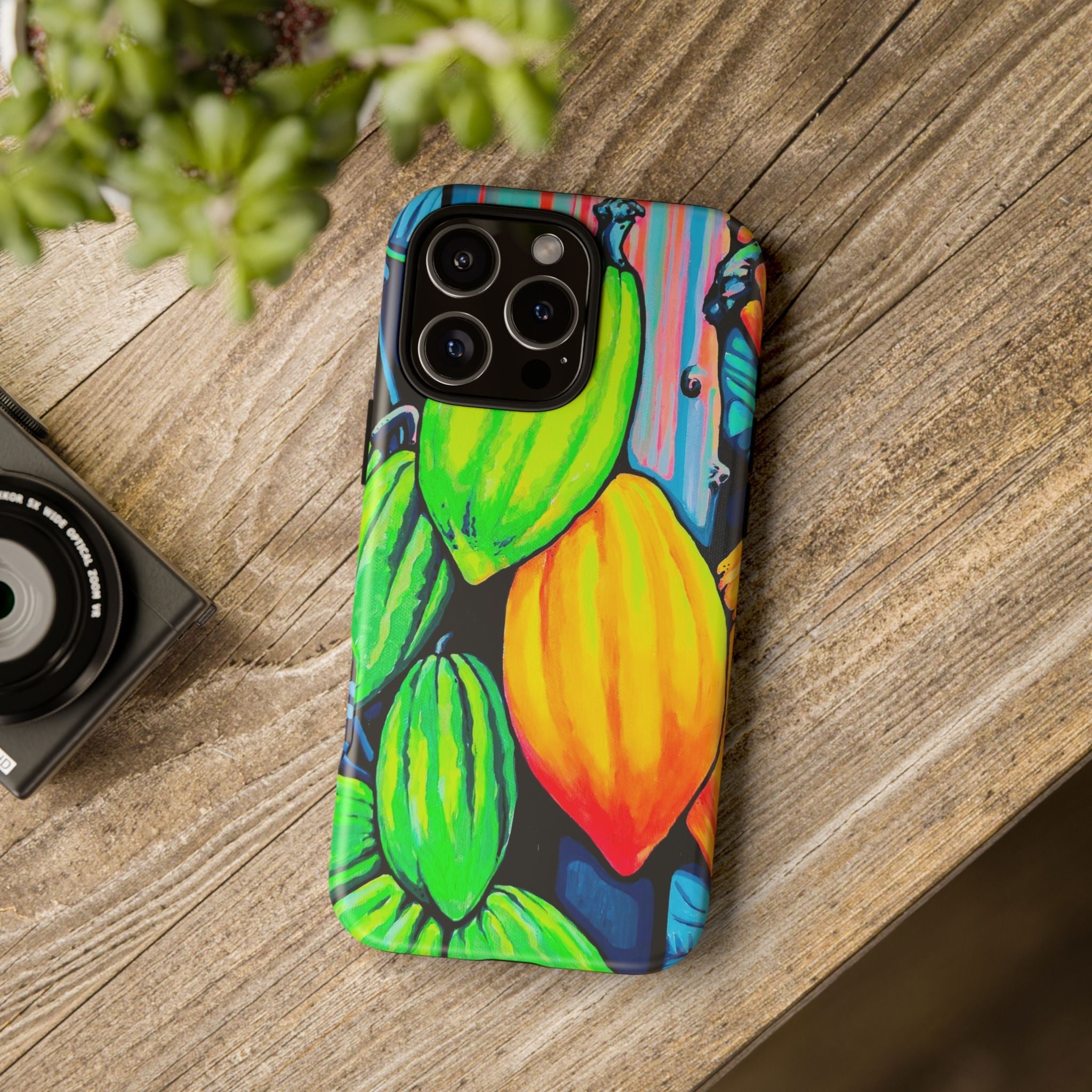 Neon Cacao Tough Phone Case