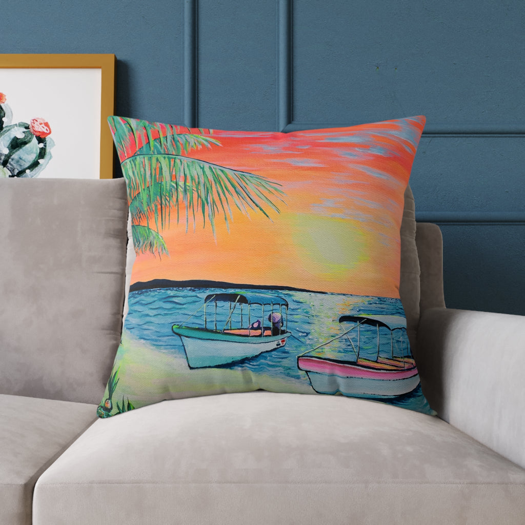 Panga Express Art Canvas Decorative Pillow