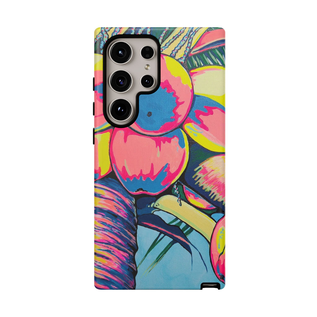 Neon Coconuts Tough Phone Case