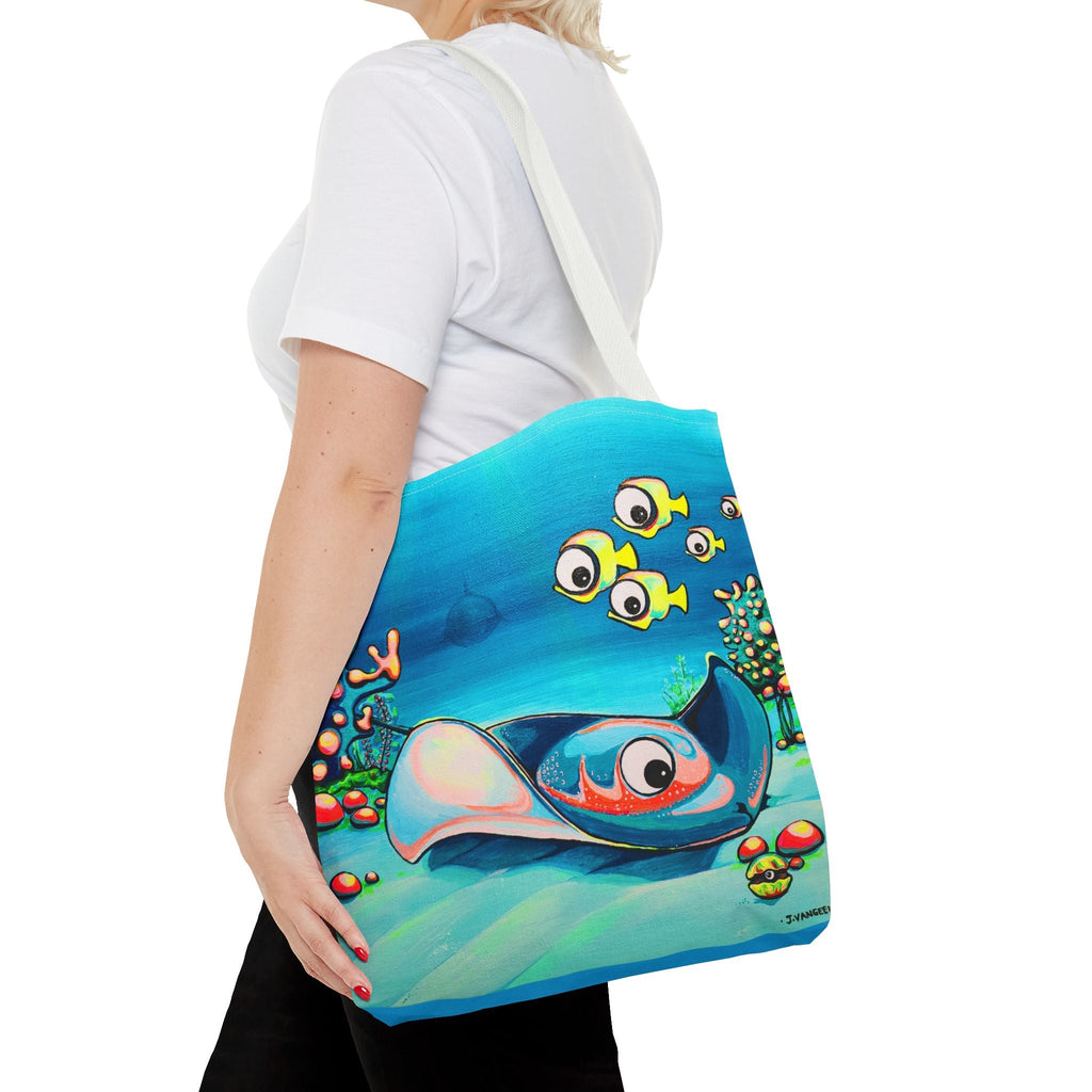 Premium Cyclops Stingray Tote Bag, Original Artist Design, Reusable Shopping Tote, Eco-Friendly