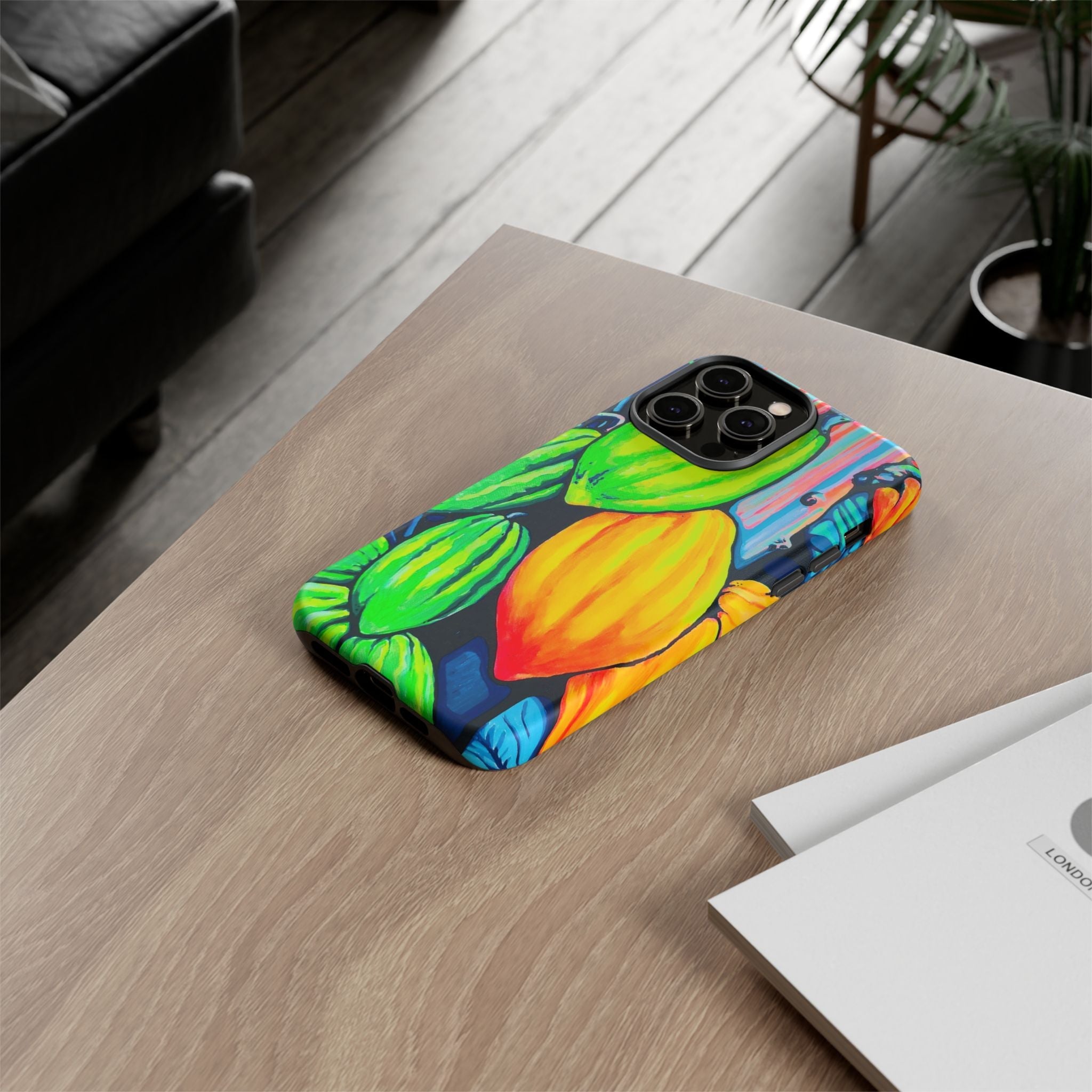 Neon Cacao Tough Phone Case
