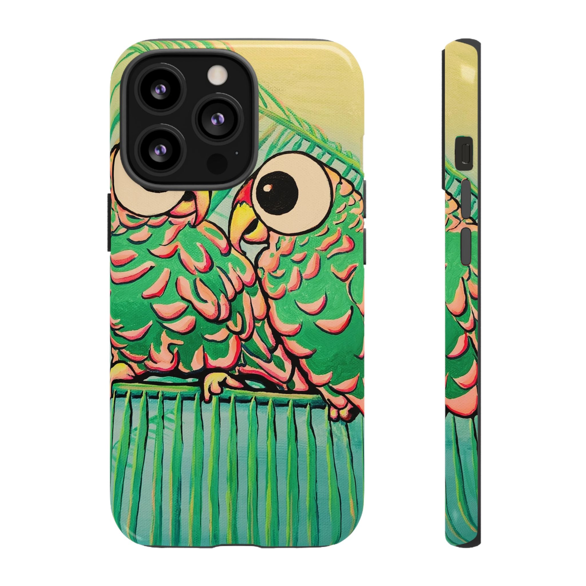 Chatty Cyclops Parrots Tough Phone Case