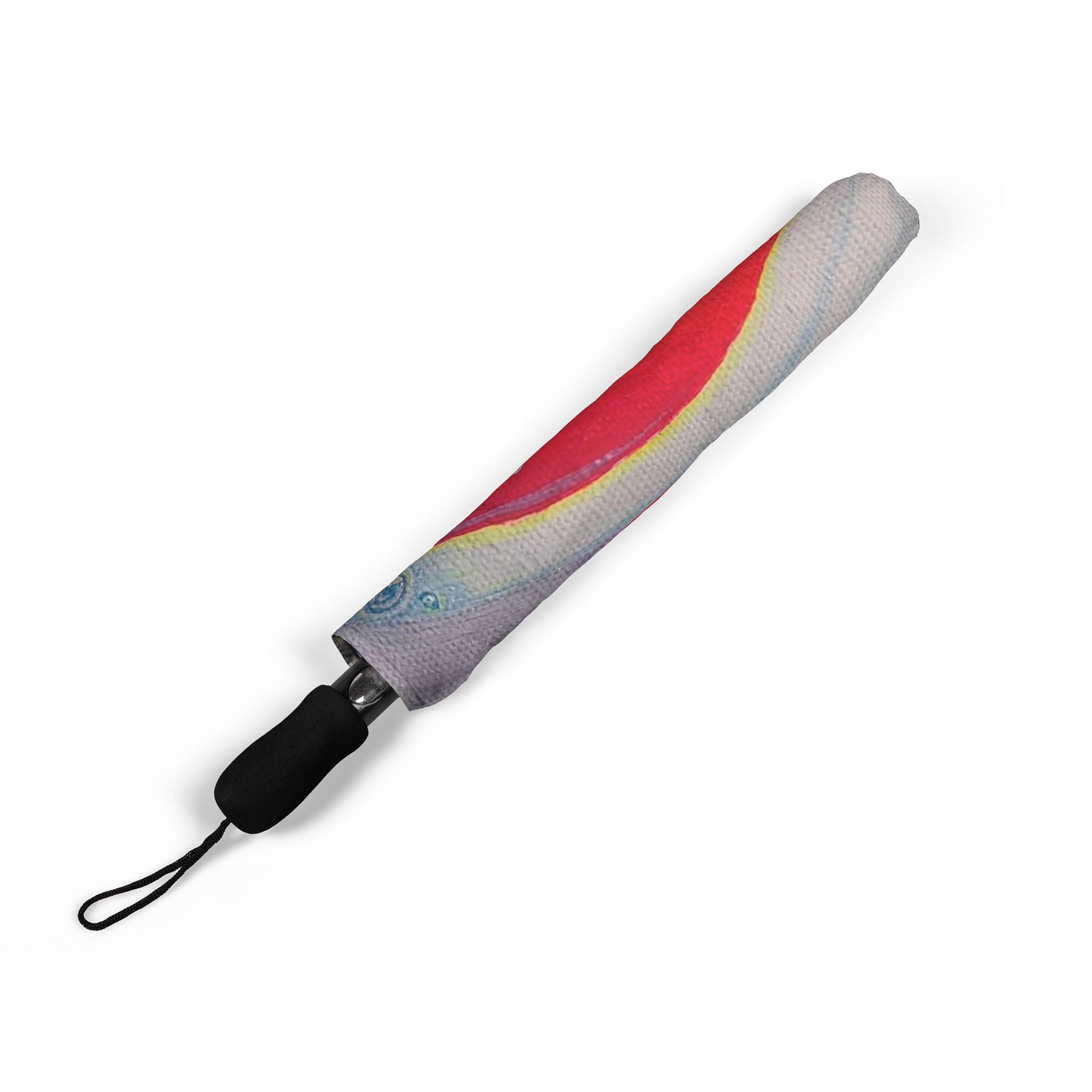 Neon Fried Egg Umbrella - Foldable & Stylish Rain Gear