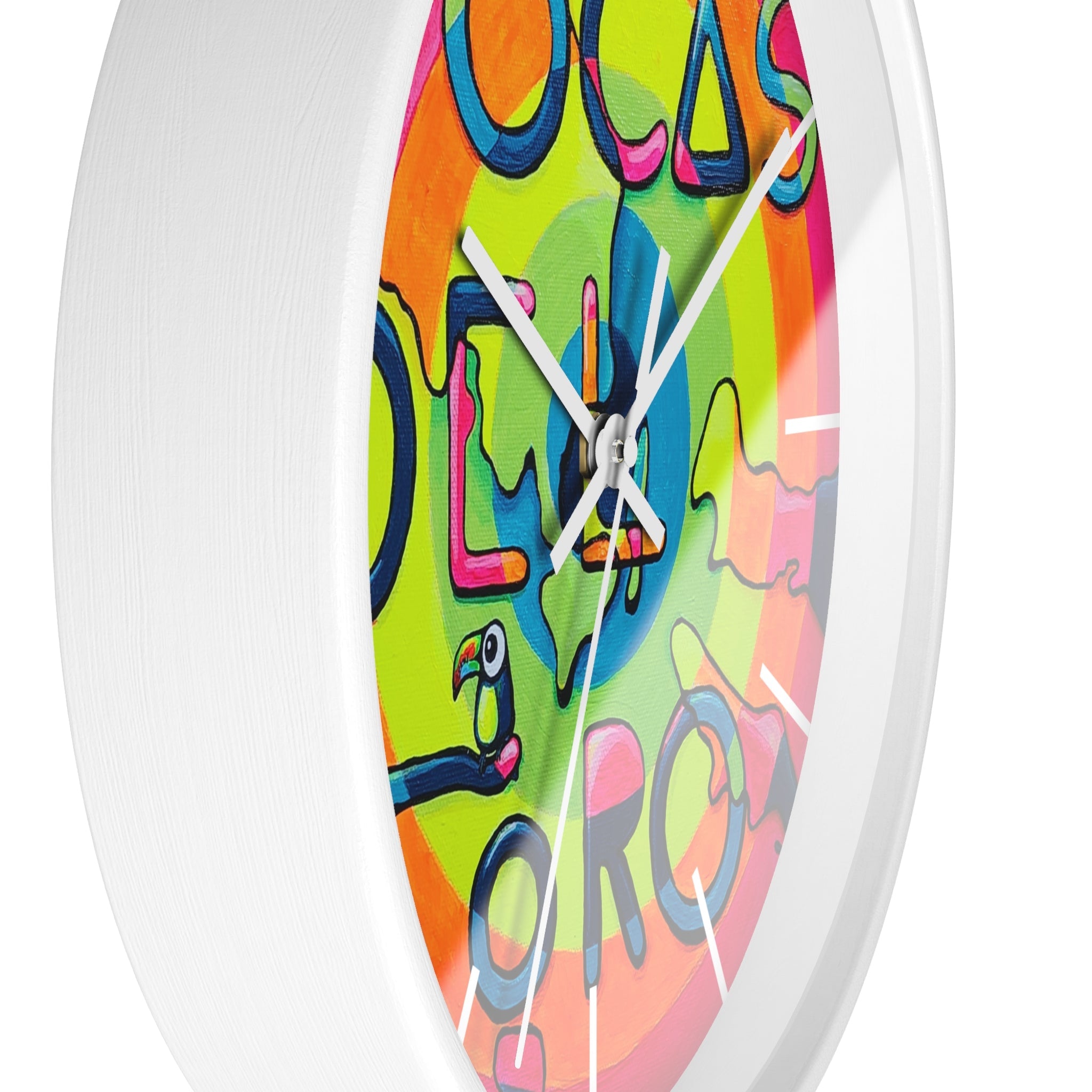 Bocas Del Toro Islands Pop Art Wall Clock