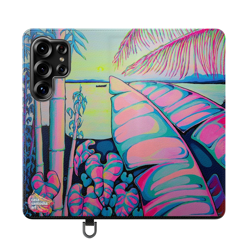 Serenity Bocas Flip Phone Case – Wallet Cover with Card Slots