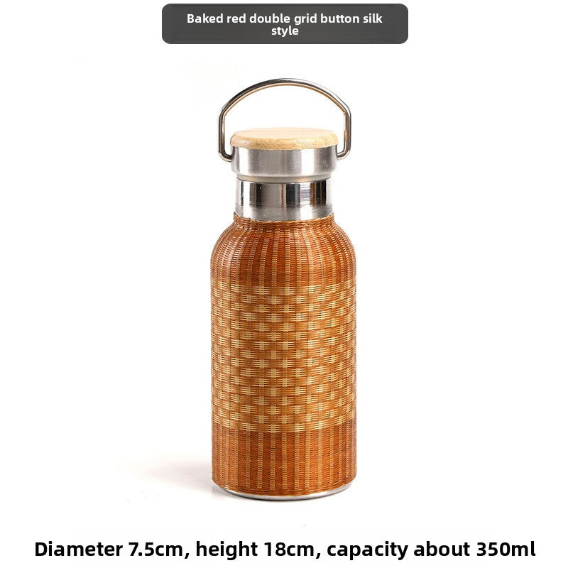 Bamboo Insulated Thermos Cup