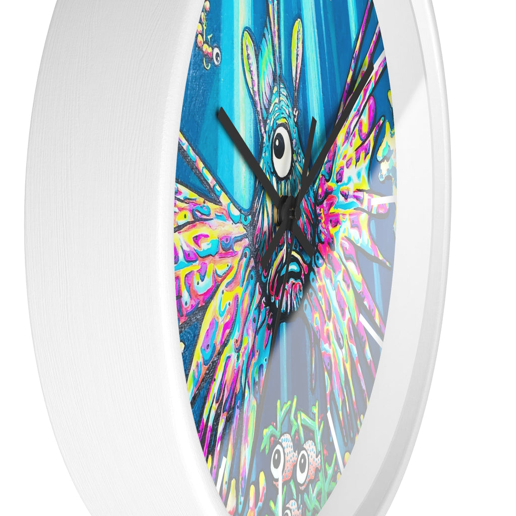 Cyclops Lionfish Pop Art Wall Clock